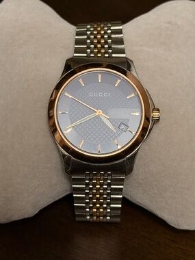 Gucci G-Timeless 38MM Rose Gold and Stainless Steel